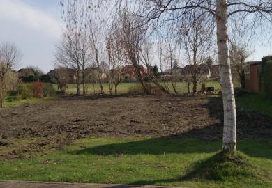 Auf diesem Grundstück wollen wir unser neues Haus bauen